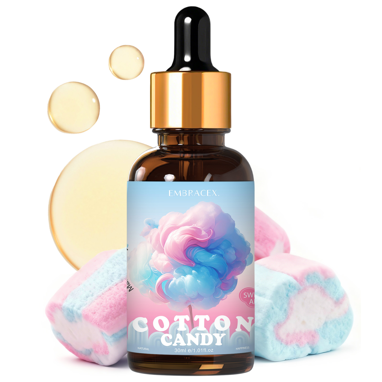 Candle Supplies Fragrance Oil - 30ml Cotton Candy Essential Oil Car