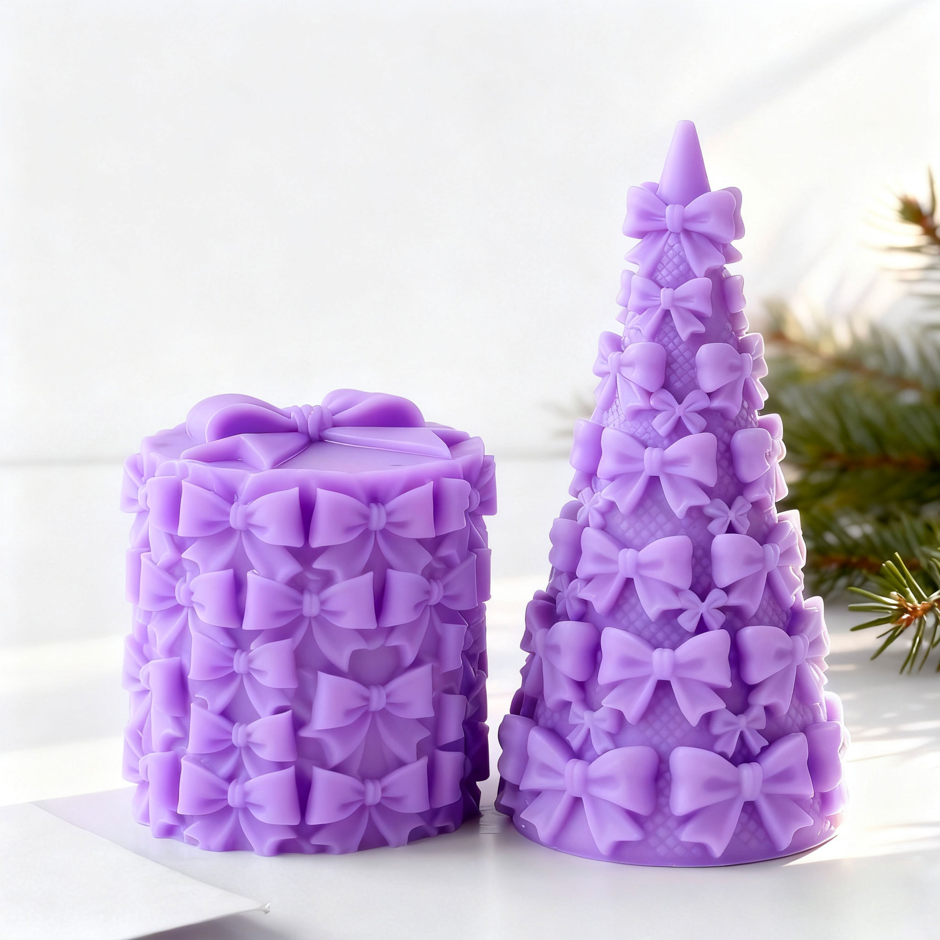 Candle Supplies In Bulk - 3D Bow Tie Christmas Tree Gift