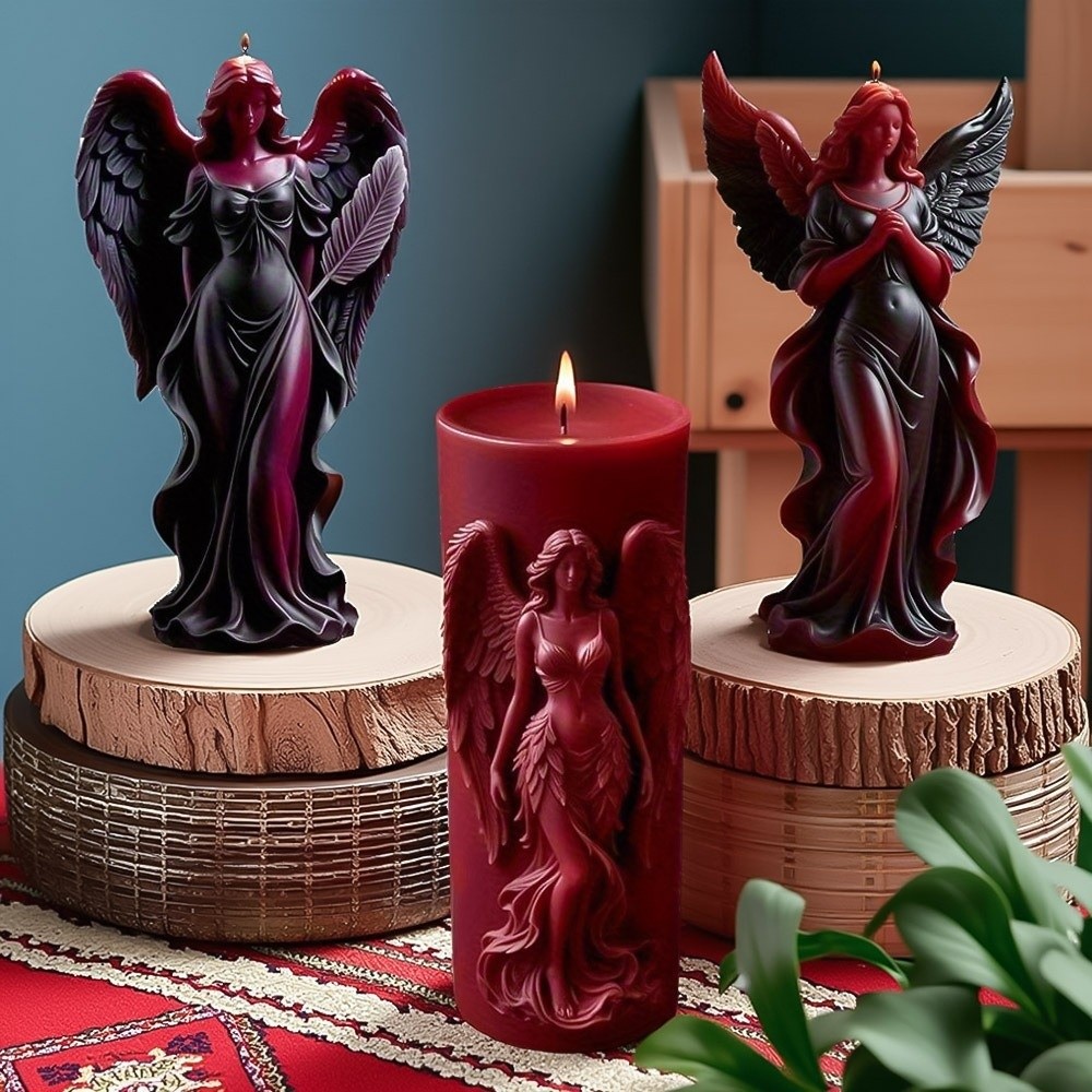 Candle Making Supplies Kit - New Silicone Scented Candle Mold 3D