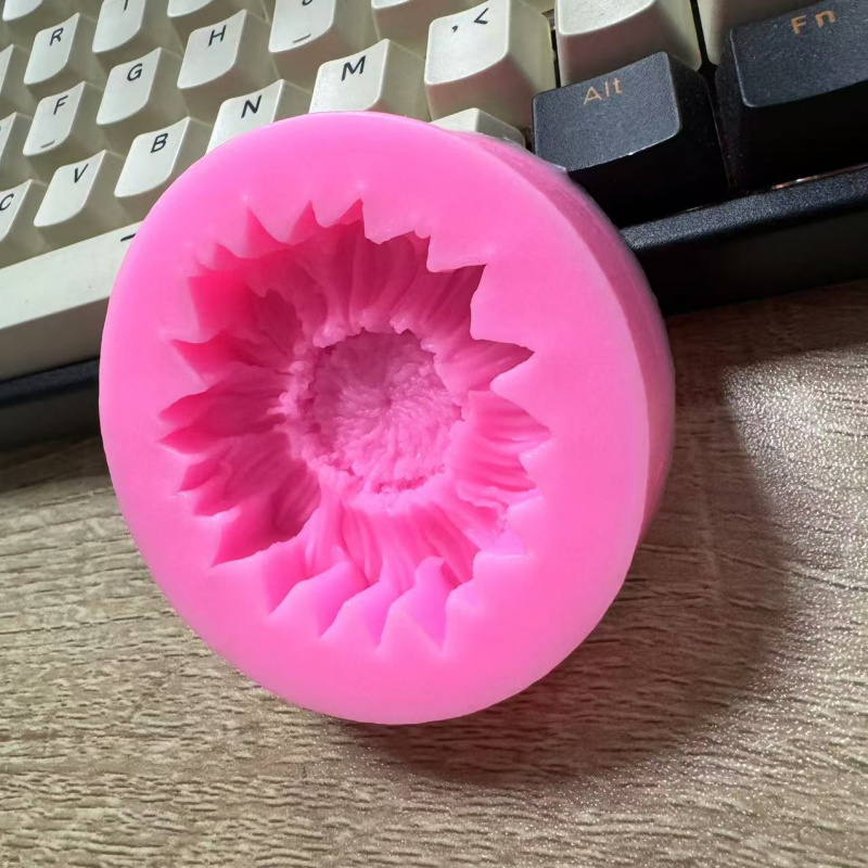 Candle Supplies In Bulk - 1Sunflower Silicone Craft Mold-Oval Shaped Scented