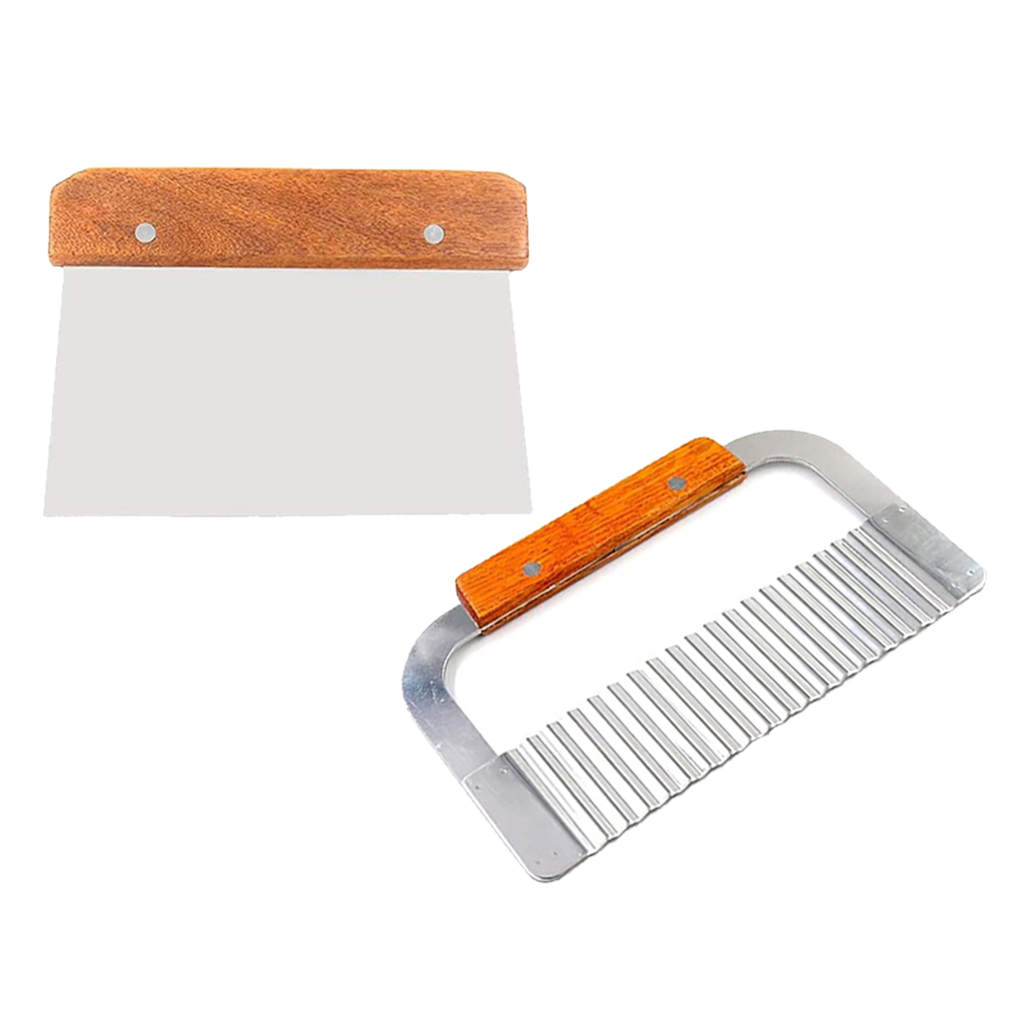 Candle Making Supplies Kit - 2 Pack Stainless Steel Wavy &