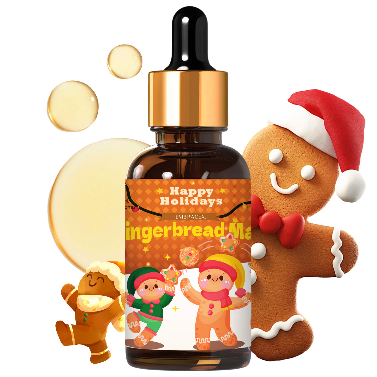 Candle Supplies Fragrance Oil - 30ml Gingerbread Man Essential Oil Car