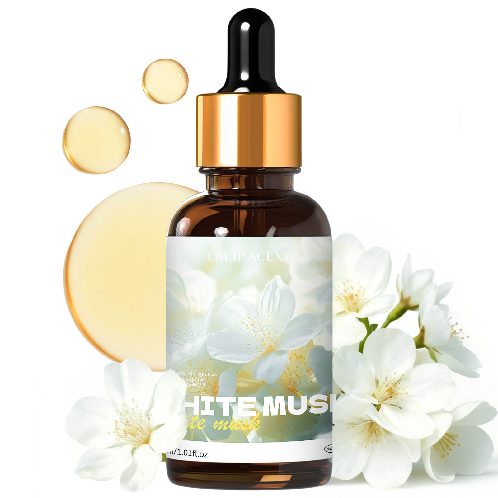 Candle Supplies Fragrance Oil - 30ml White Musk Essential Oil Car