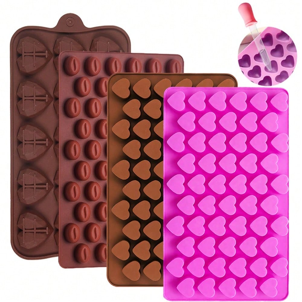 2pcs/set Heart-shaped Coffee B - Candle Wax Scale review and price