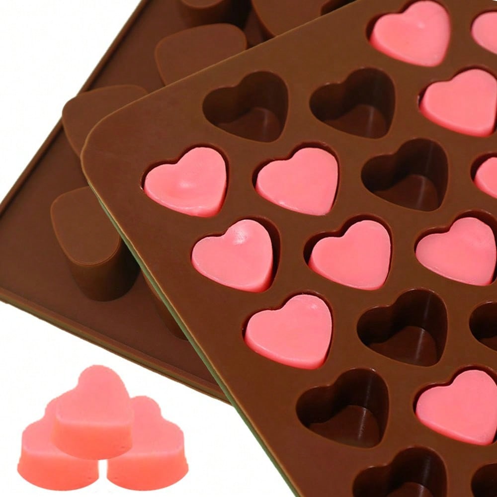 2pcs/set Heart-shaped Coffee B - Candle Wax Scale review and price