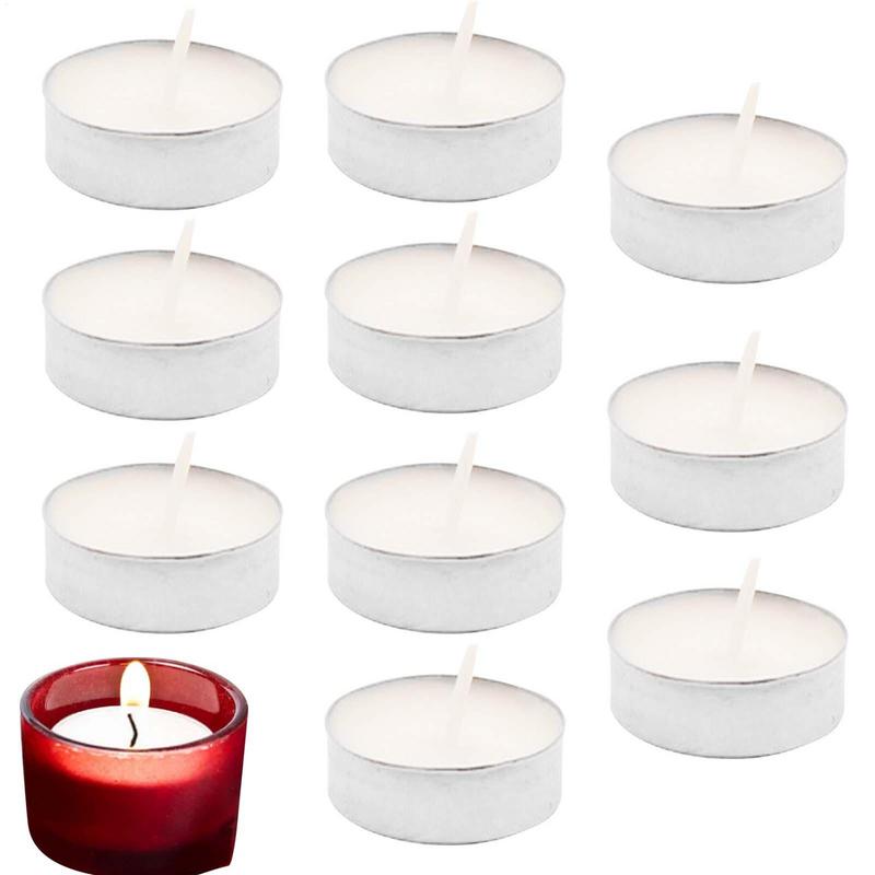 10Pcs Unscented Tealight Candl - Candle Zero review and price