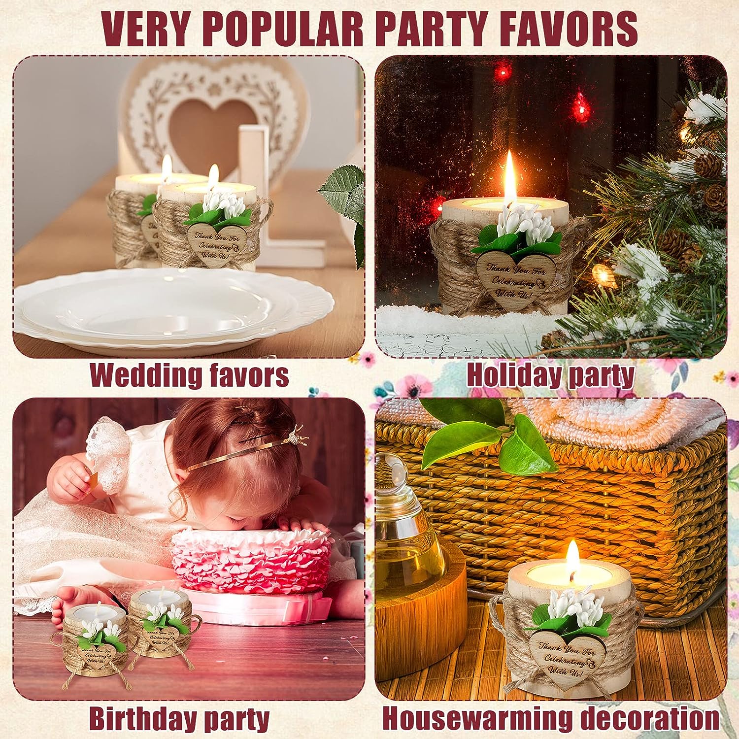 6/12/24PCS Guest Gift Candle f - Candle Zero review and price