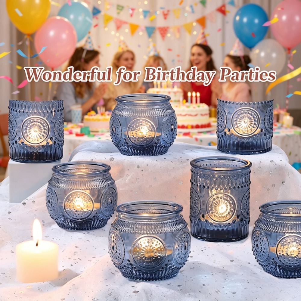 Vintage Embossed Glass Tealigh - Candle Zero review and price
