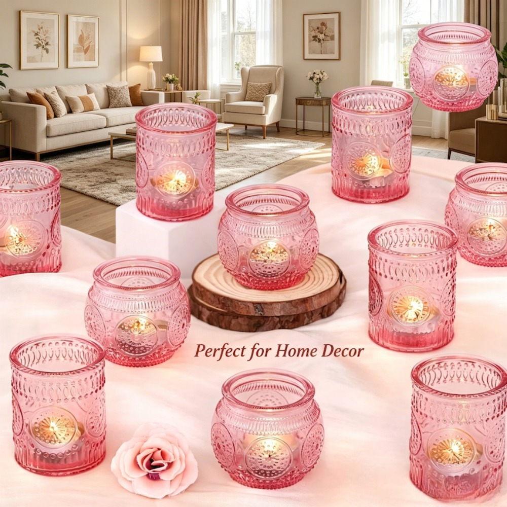 Vintage Embossed Glass Tealigh - Candle Zero review and price