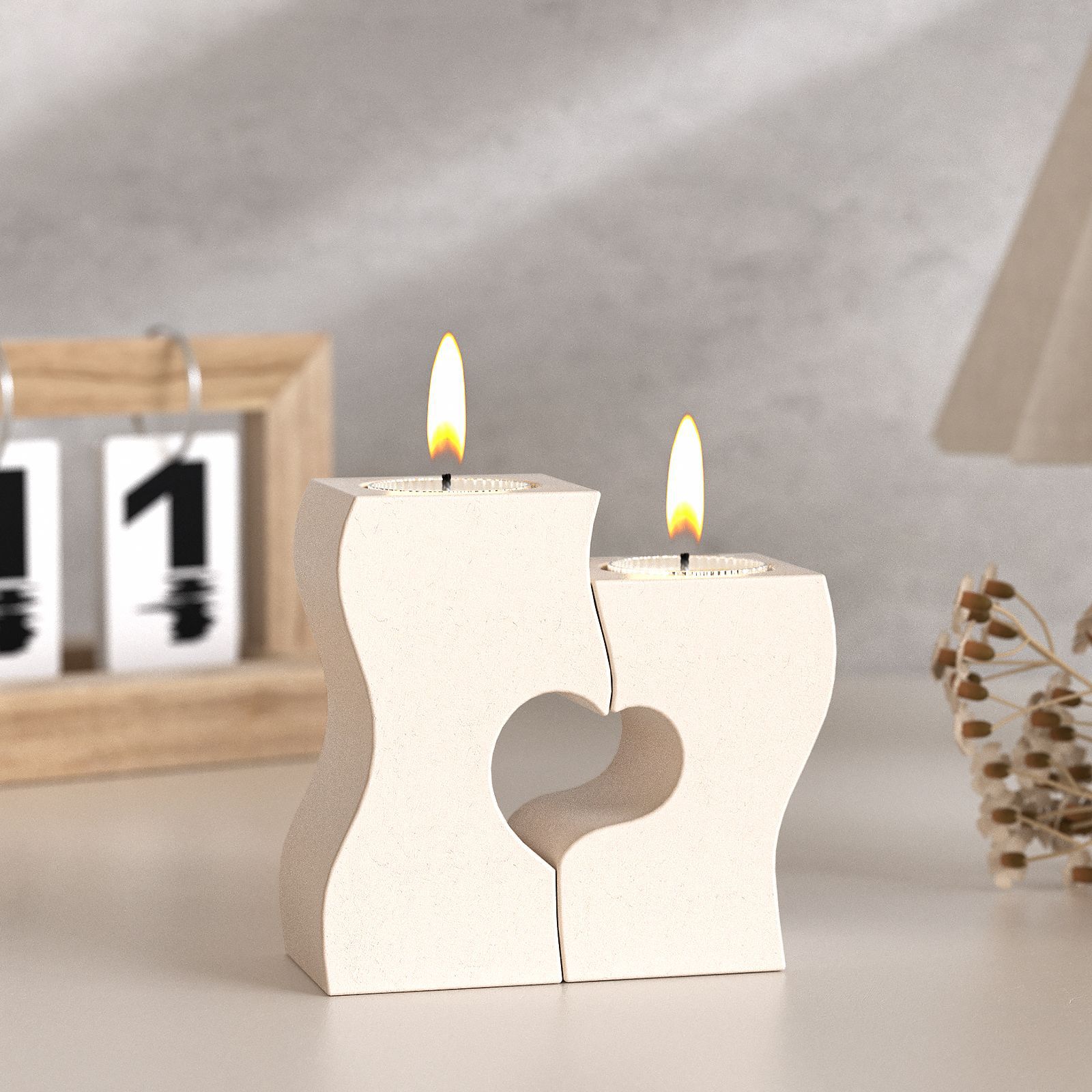 S Heart Candlestick Silicone M - Candle Making Supplies Kit review and price
