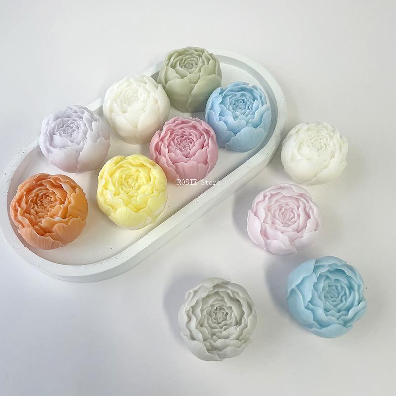 3D Peony Flower Silicone Mold  - Candle Making Supplies Kit review and price