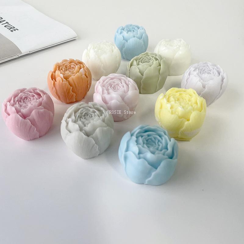 3D Peony Flower Silicone Mold  - Candle Making Supplies Kit review and price