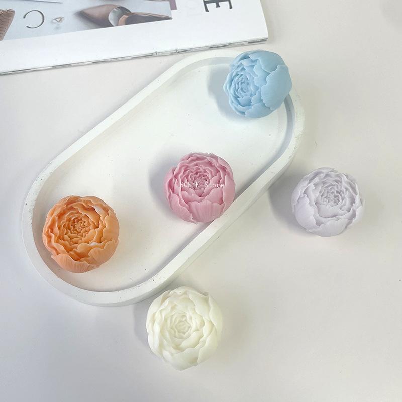 3D Peony Flower Silicone Mold  - Candle Making Supplies Kit review and price