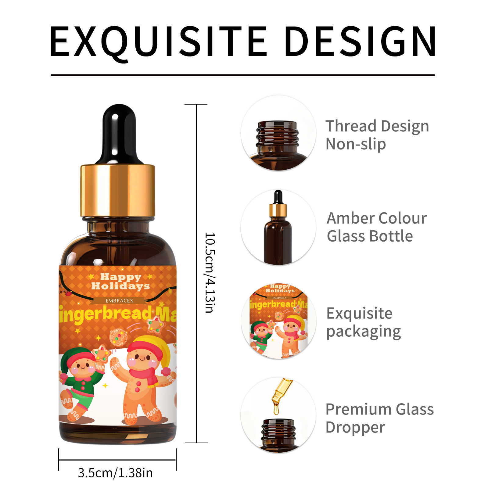 30ml Gingerbread Man  Essentia - Candle Supplies Fragrance Oil review and price