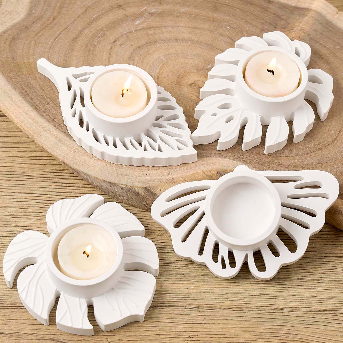 Leaves Candlestick Silicone Mo - Candle Zero review and price